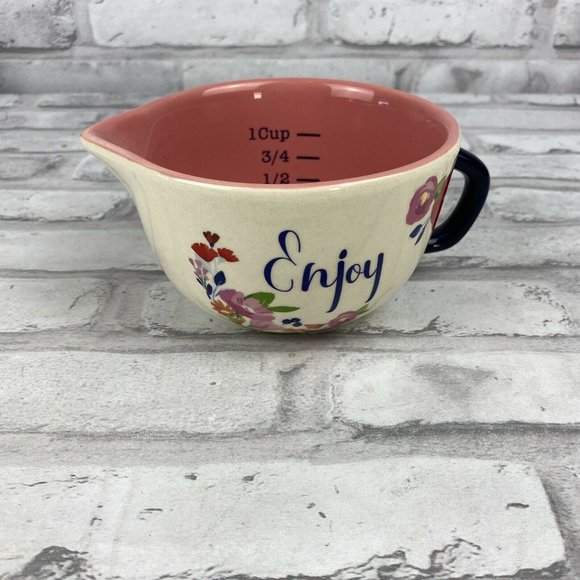 Paris Floral All In One Measuring Cup Enjoy Pink - Picture 1 of 4